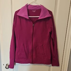 Tuff Athletics Magenta and Pink Sweatshirt